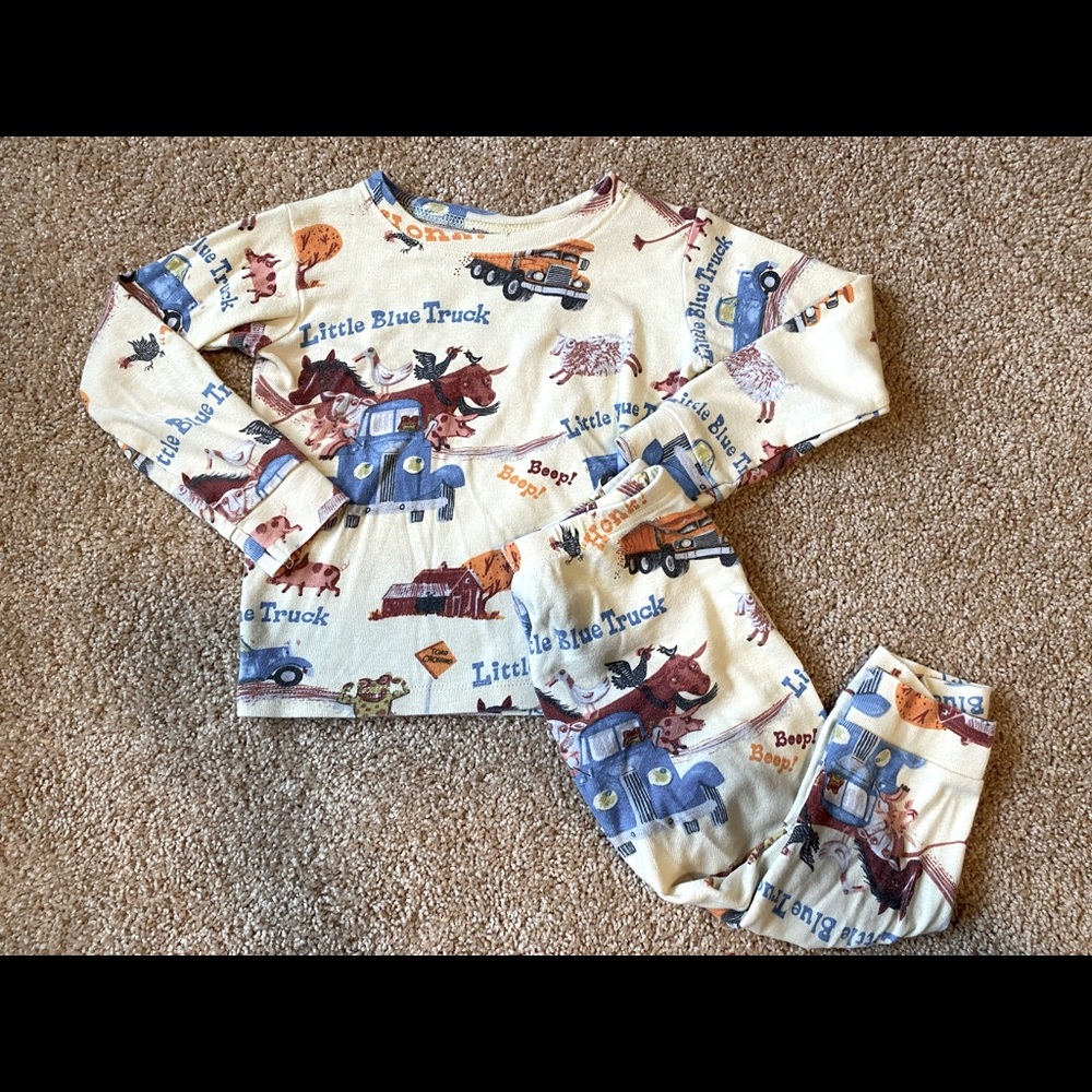 Nordstrom Little Blue Truck Jammies